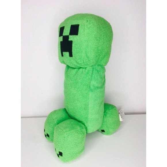 Minecraft Creeper Plush Green Official Mojang Jinx Stuffed Animal 10" stuffed to - Picture 2 of 5